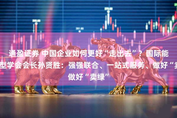 通盈证券 中国企业如何更好“走出去”？国际能源转型学会会长孙贤胜：强强联合、一站式服务、做好“卖绿”